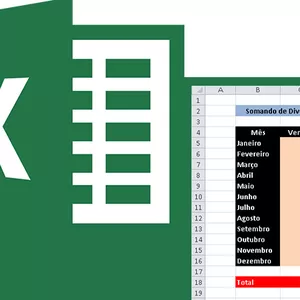 Imagem de capa para o Ebook Curso de fórmulas de Excel