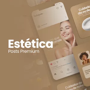 Imagem de capa para o Curso online Posts Premium - Estética