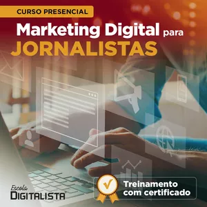Imagem de capa para o Evento presencial Curso presencial Marketing Digital para jornalistas