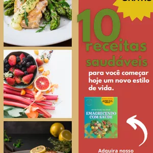 Imagem de capa para o Ebook Sabores Saudaveis 
