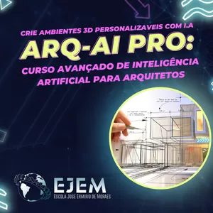 Imagem do curso A﻿RQ-AI Pro: Curso Avançado de Inteligência Artificial para Arquitetos