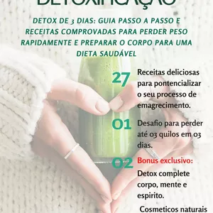 Imagem de capa para o Ebook Guia de Detoxificação - Passo a passo