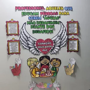 Imagem de capa para o Ebook PAINEL DA PAZ PARA SALA DOS PROFESSORES 🕊️