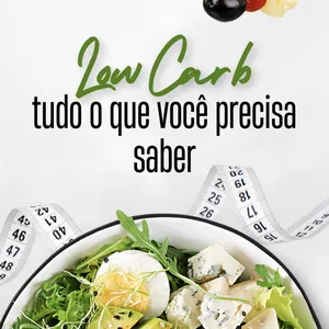 Imagem de capa para o Ebook Low Carb