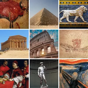 Imagem de capa para o Curso online Curso Básico de História e Arte