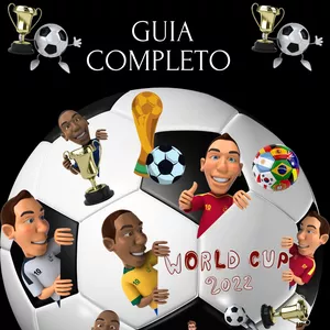 Imagem de capa para o Ebook Guia completo copa do mundo do Catar 2022