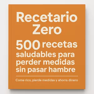Imagen de portada para Curso online 500 Recetas Saludables para Perder Medidas Sin Pasar Hambre + Bonos