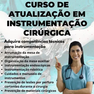 Imagem do curso CURSO DE ATUALIZAÇÃO EM INSTRUMENTAÇÃO CIRÚRGICA