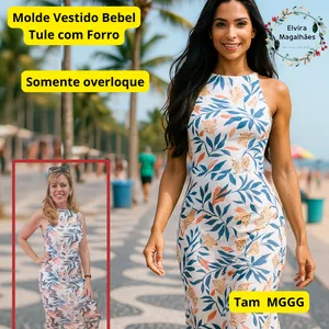 Imagem de capa para o Curso online Molde Vestido Bebel - Tule com forro