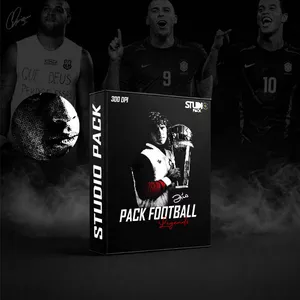 Imagem de capa para o Ebook Lendas do Futebol Halftone Pack