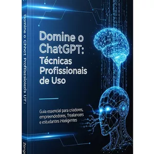 Imagem de capa para o Ebook Domine o ChatGPT: técnicas profissionais de uso 