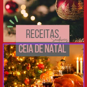 Imagem de capa para o Ebook E-book de receitas saudáveis para ceia de natal