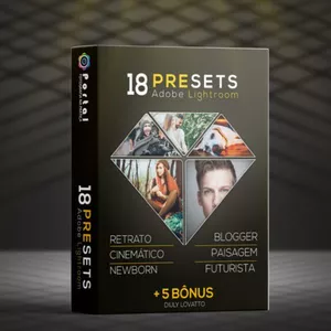 Imagem do curso 18 Presets + Bônus para Adobe Lightroom
