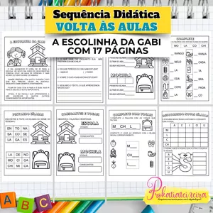 Imagem de capa para o Ebook Sequência Didática Volta às Aulas com 17 páginas
