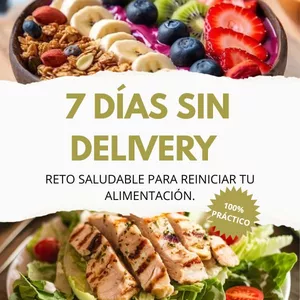 Imagen de portada para Ebook 7 Días sin delivery: Reto saludable para reiniciar tu alimentación.