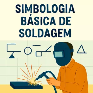 Imagem de capa para o Ebook 📘 Apostila de Simbologia Básica de Soldagem