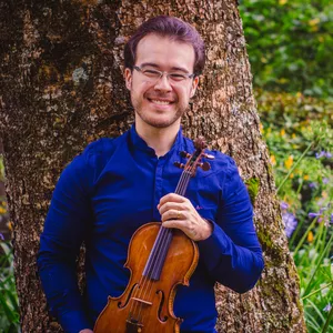 Imagem de capa para o Serviço online Aulas de violino online com Álisson Berbert (do Canal Para Violinistas)