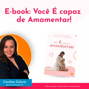 Imagem de capa para o Ebook E-book: Você É capaz de Amamentar!