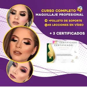 Imagen de portada para Curso online Maquillador Exitoso