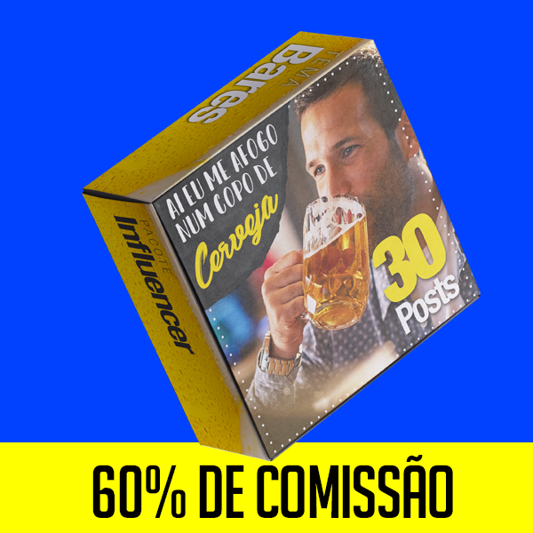 PACOTE DE POST PARA BARES - CMZ (30 POSTS) por AGENCIA CAMAZO