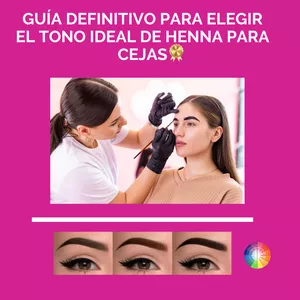 Imagen de portada para Ebook Guía Definitivo para Elegir el Tono Ideal de Henna para Cejas