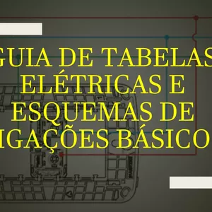 Imagem de capa para o Ebook GUIA DE ESQUEMAS ELÉTRICOS DE LIGAÇÕES BÁSICAS E TABELAS ELÉTRICAS