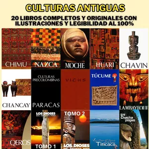Imagen de portada para Ebook 20 LIBROS SOBRE CULTURAS PREINCAS