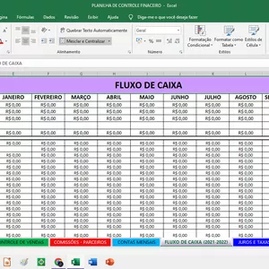 Imagem de capa para o Ebook PLANILHA DE CONTROLE ADMINISTRATIVO PARA EMPRESAS