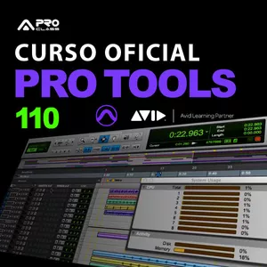 Imagem de capa para o Curso online Pro Tools 110 - Curso Oficial da Fabricante
