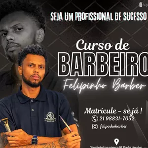 Curso Curso de Barbeiro Iniciante com Felipinho Barber