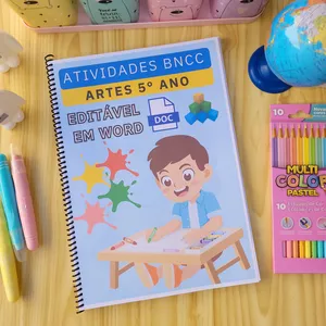 Imagem de capa para o Ebook 🎨 APOSTILA BNCC 5° ANO ARTES 