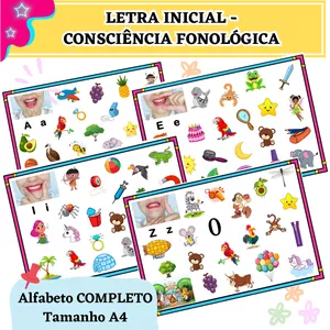 Imagem de capa para o Ebook Letra Inicial - Consciência Fonológica