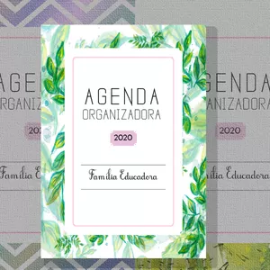 Imagem de capa para o Ebook AGENDA ORGANIZADORA da Família Educadora 2020 (Homeschool Planner)