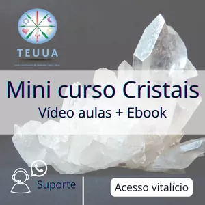 Imagem de capa para o Curso online Mini Curso Cristais - Iniciantes (Certificado)
