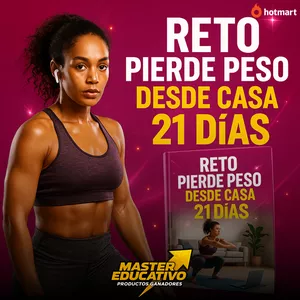 Imagen de portada para Curso online RETO PIERDE PESO DESDE CASA 21 DÍAS
