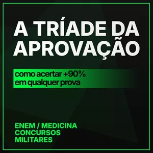 Imagem de capa para o Curso online A Tríade da Aprovação: Como Acertar +90% em Qualquer Prova