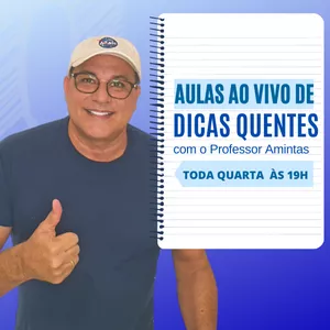 Imagem de capa para o Curso online Dicas Quentes de Matemática com Professor Amintas 