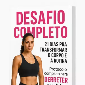 Imagem de capa para o Ebook Desafio Completo 21 Dias - DERRETER Medidas