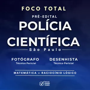 Imagem do curso Concurso Polícia Científica 2026: Matemática + Raciocínio Lógico (Pré-edital).