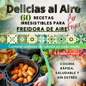 Imagen de portada para Ebook Delicias al aire 60 recetas irresistibles para freidora de Aire "Air fryer"