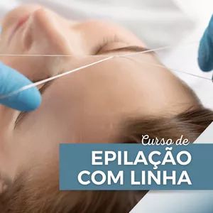 Imagem de capa para o Curso online Curso Depilação Facial com Linha