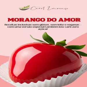Imagem de capa para o Ebook Morango do amor Sem leite. Sem glúten. Vegano. E até zero açúcar &amp; low carb!