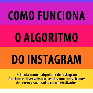 Imagem de capa para o Ebook Como funciona o algoritmo do Instagram