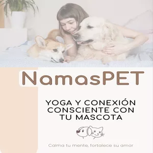 Imagen de portada para Curso online NamasPET, Yoga y conexión consciente con tu mascota