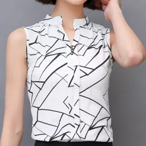 Imagen de portada para Ebook PATRON DE BLUSA SIN MANGA Y CUELLO SIMPLE TALLAS DESDE (( S HASTA  2XL ))