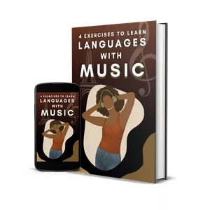 Cover image for Ebook 4 exercices to learn Languages with Music