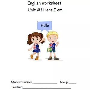 Cover image for Ebook Unit 1 Theme 1 Hello, Hi there, Hey, Bye