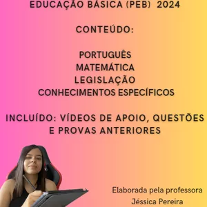 Imagem de capa para o Ebook 2024 Apostila Processo Seletivo Franco da Rocha- Professor de Educação Básica-PEB