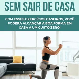 Imagem de capa para o Ebook BOA FORMA SEM SAIR DE CASA