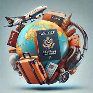 Imagem de capa para o Curso online 🌍 Não Passe Apuro no Exterior! Guia de Sobrevivência